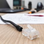 Set 10 Plug Cat6 Transparentes