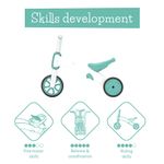 Triciclo Bunzi 2 en 1 Menta