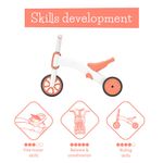 Triciclo Bunzi 2 en 1 Flamingo