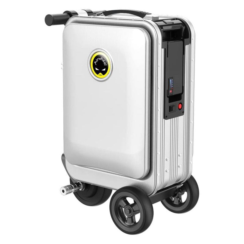 Maleta Eléctrica Inteligente Plateada