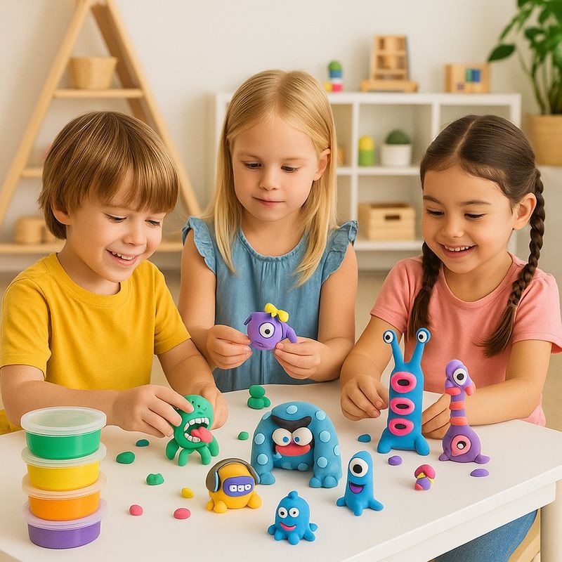 Set de Arcilla Moldeable de Aliens - 15 Latas