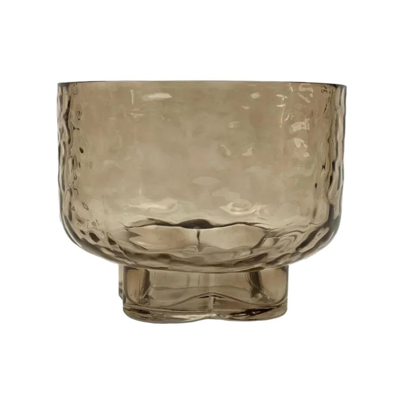 Florero Bajo de Vidrio Estilo Macchiato
