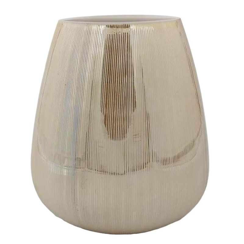 Florero Decorativo Tornasol de Vidrio