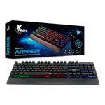 Teclado Alámbrico Multimedia Gaming Luces Multicolor