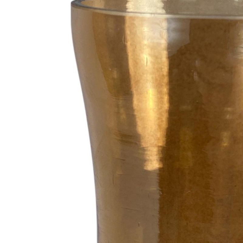 Florero de Vidrio en Dorado