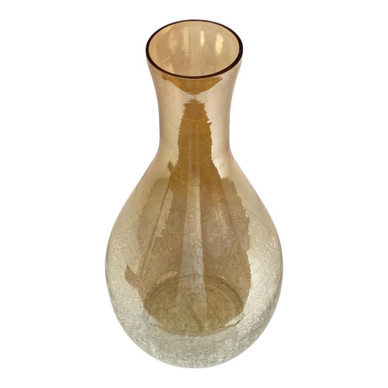 Florero de Vidrio en Dorado