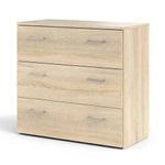 Gavetero Beige de 3 Gavetas