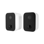 Cámara Inteligente Wi-Fi Recargable 1080P para Interior y Exterior 2 Pzas