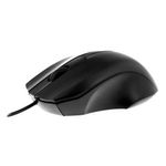 Mouse Óptico Alámbrico Negro