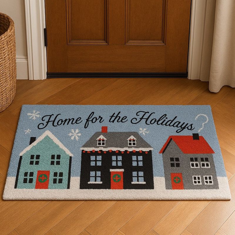 Alfombra Navideña Diseño Believe 45x75Cm