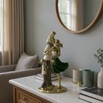 Escultura Decorativa de Familia Abrazándose