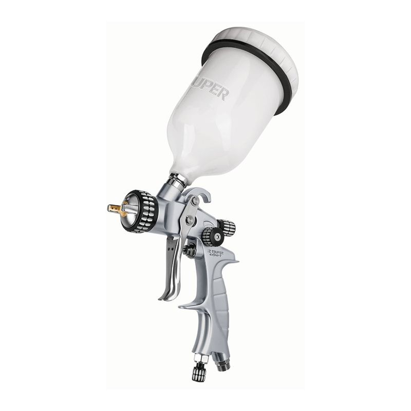 Pistola para Pintar de Gravedad HVLP con Vaso Plástico