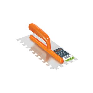 Llana Dentado Cuadrado con Mango Plástico de 11 Plg