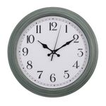 Reloj de Pared Verde con Detalles Minimalistas