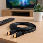 Cable HDMI Plano Macho Macho 7.6 M Negro