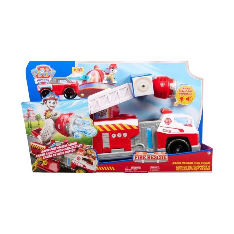 Camión de Bomberos con Cañón de Agua