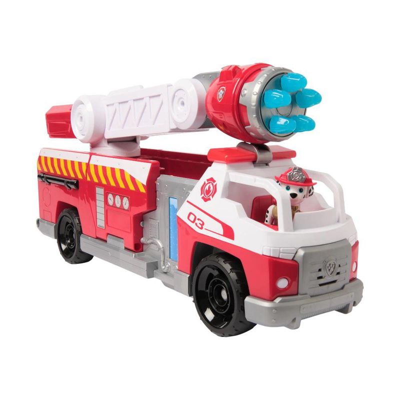 Camión de Bomberos con Cañón de Agua