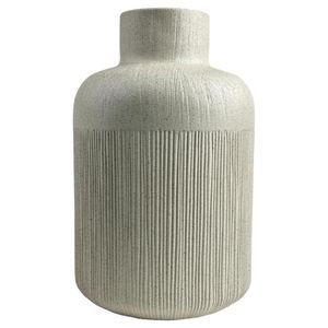 Florero de Cerámica Beige