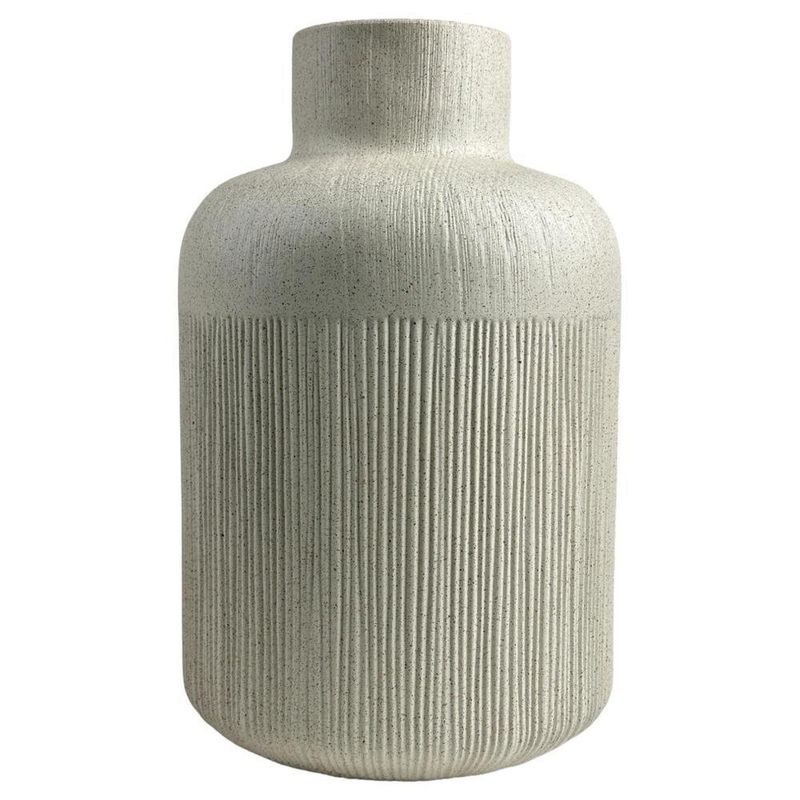 Florero de Cerámica Beige