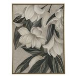 Cuadro Floral con Marco Dorado