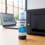 Tinta Epson T544 Cyan L3110 L3150 L5190