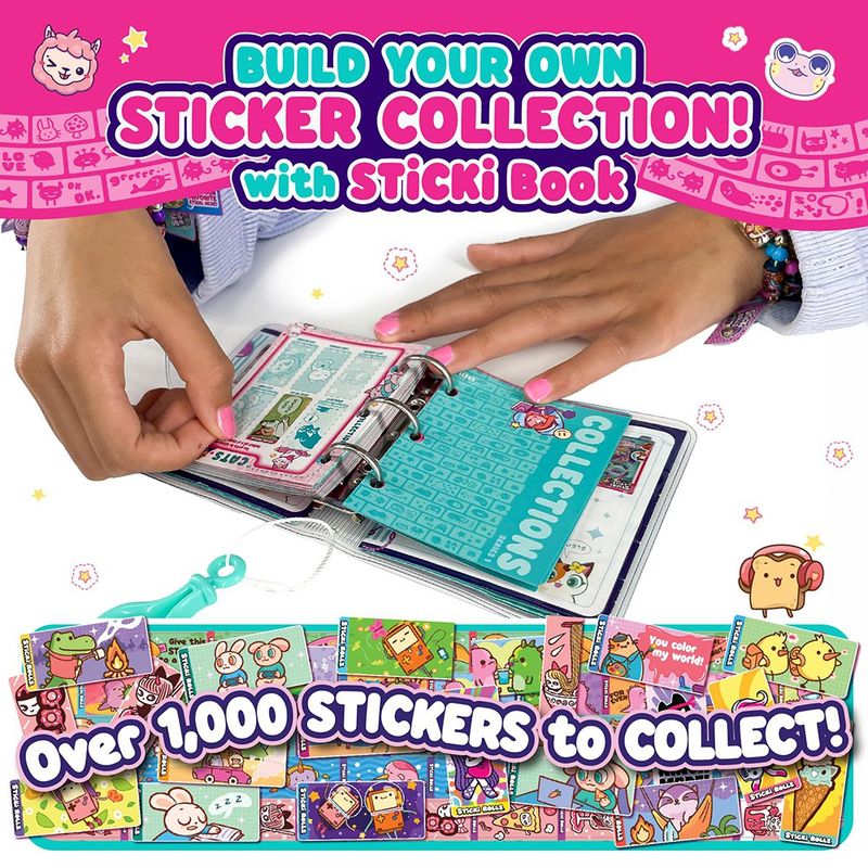 Set de Libro con 120 Stickers y Pulsera
