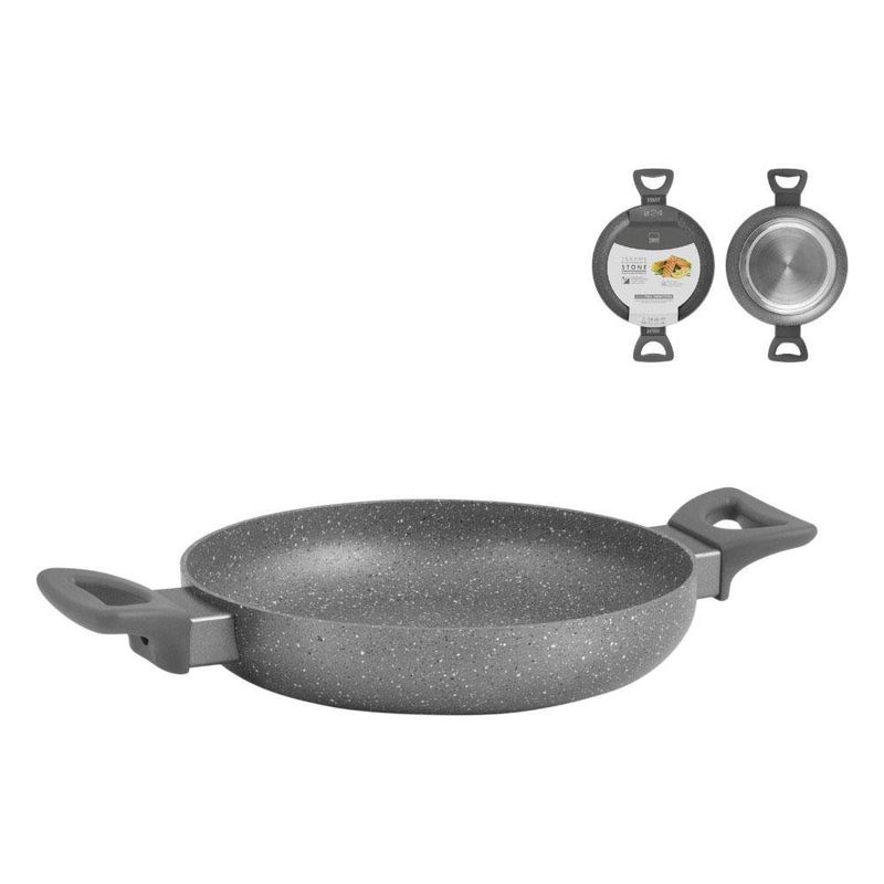 Cacerola Baja Stone Full Inducción Gris