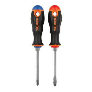 Set de 2 Desarmadores 1/4x4 Plgcon Mango Comfort Grip