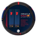 Set de 3 Piezas Cubre Volante y Cubre Cinturón Negro Red Bull Racing MV1