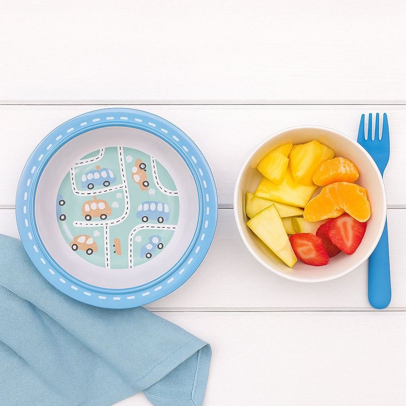 Bowl Infantil Beep Azul 8 Oz