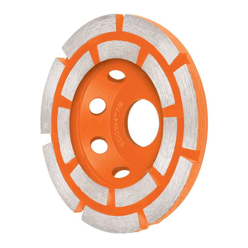 Copa de Diamante Doble Hilera 4 x 7/8 Plg