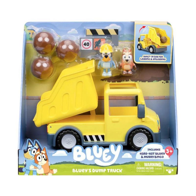Camión de Volteo Bluey con Figuras