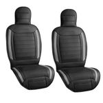 Juego de Fundas para Asiento Negro y Gris