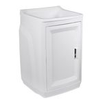 Mueble de Baño Plástico Blanco con Lavamanos 51 x 43 Cm
