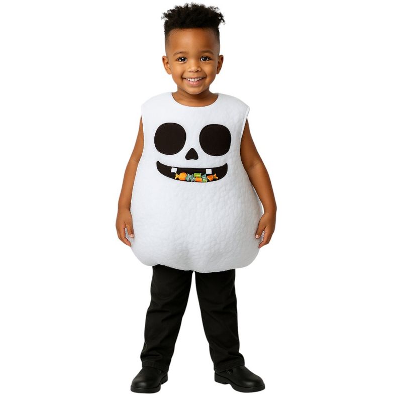 Disfraz Infantil de Calavera con Diseño Divertido Talla M