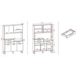 Kit Alacena Orion Plus con Espacio para Microondas