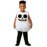 Disfraz Infantil de Calavera con Diseño Divertido Talla S