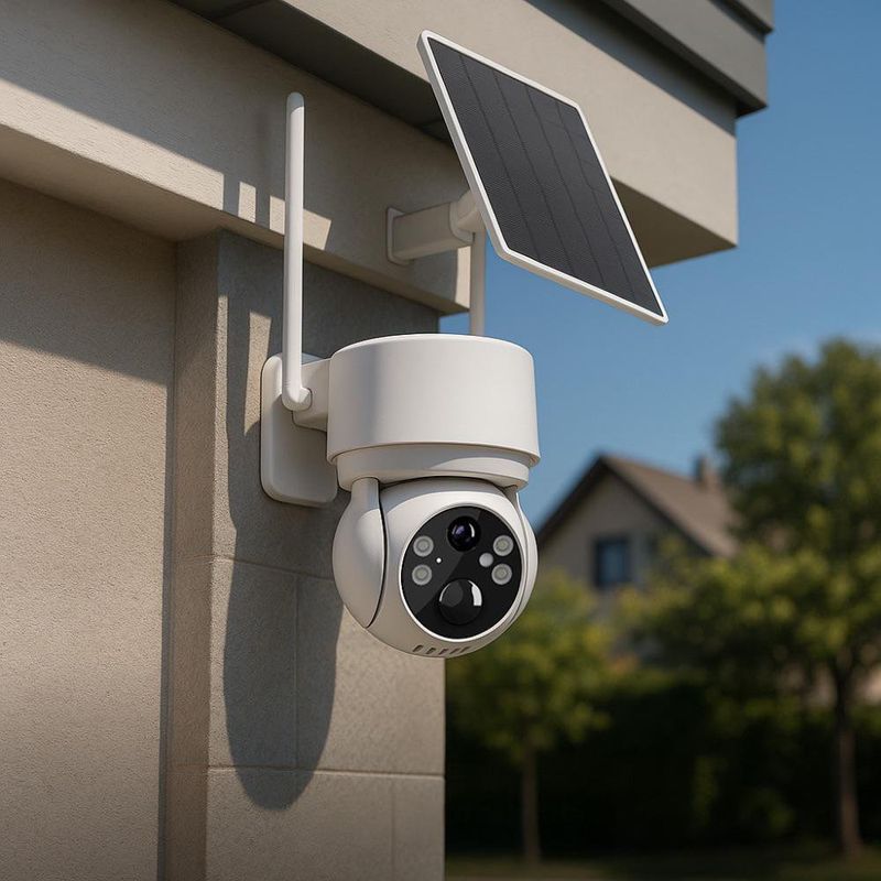 Cámara Solar Inteligente para Exterior