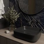 Lavamanos Cuadrado de Sobreponer Donatello Negro