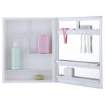 Gabinete de Baño Plástico Blanco con Espejo 31 x 36 x 11 Cm