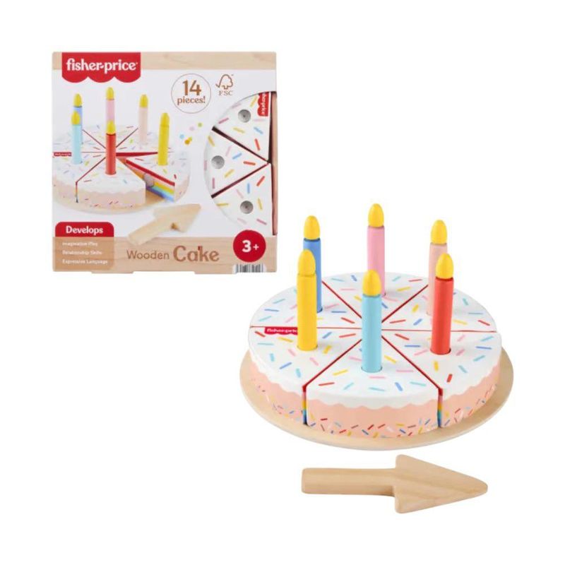 Pastel de Cumpleaños de Madera