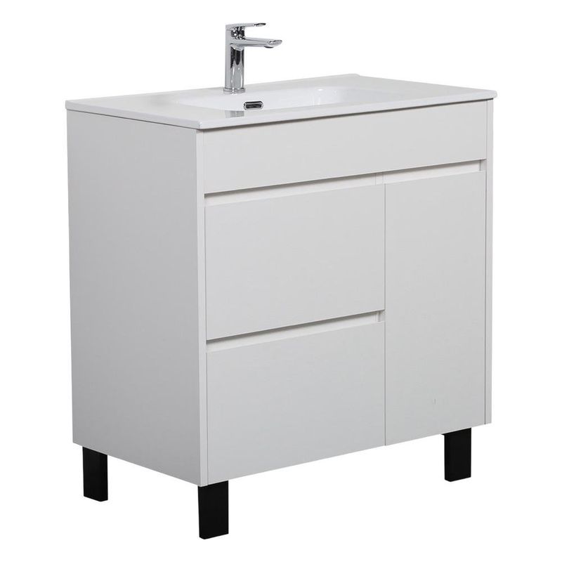 Vanity con Lavamanos Blanco Grace 80x45.5x72 cm