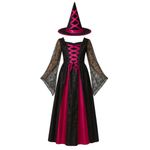 Disfraz Infantil de Bruja con Sombrero Talla L