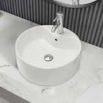 Lavamanos de Sobreponer Sol Blanco Redondo