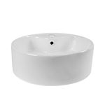 Lavamanos de Sobreponer Sol Blanco Redondo