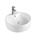 Lavamanos de Sobreponer Sol Blanco Redondo