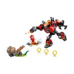 Sonic Knuckles vs. Dr. Eggman Egg Crusher Mech