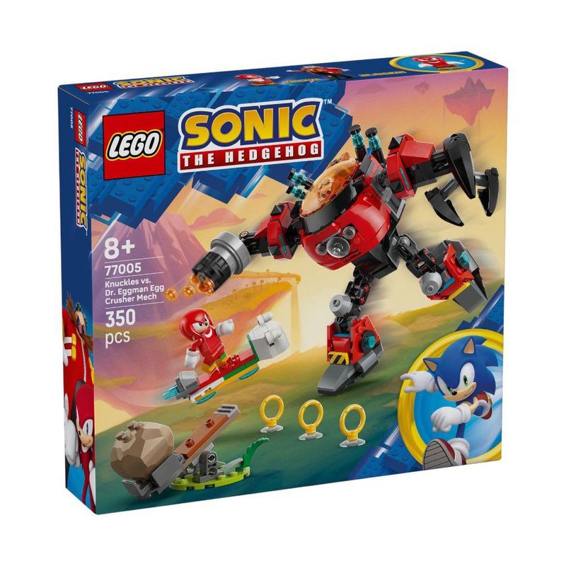 Sonic Knuckles vs. Dr. Eggman Egg Crusher Mech