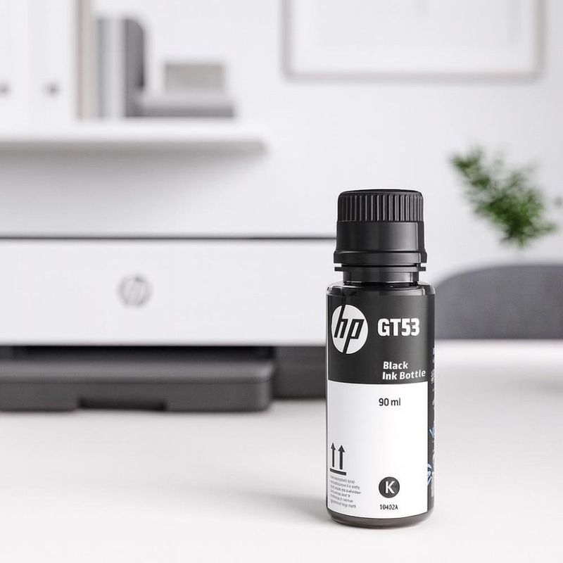 Botella de Tinta Negra HP GT53 Original