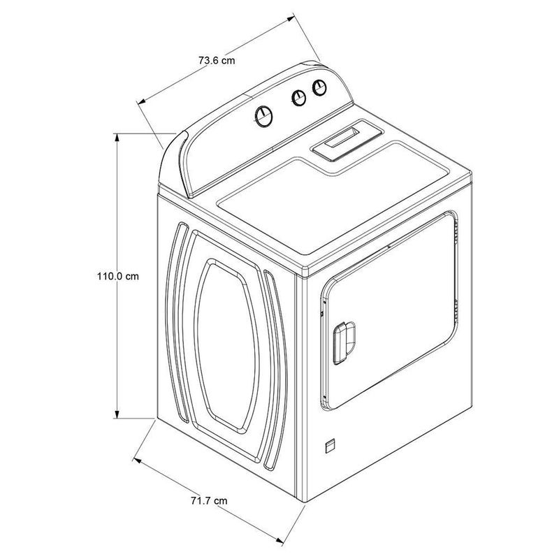 Secadora De Carga Frontal A Gas 46 Lb - Whirlpool